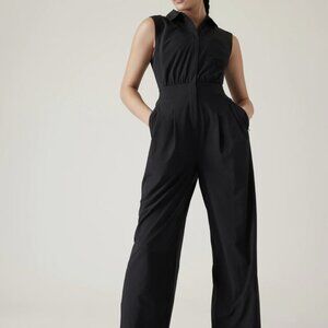 Athleta Brooklyn Heights Black Jumpsuit